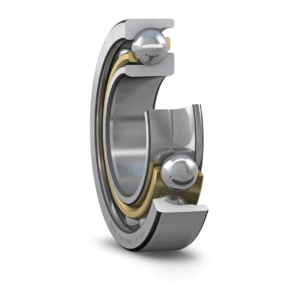 skf angular contact ball bearing single row b(e) design with m cage